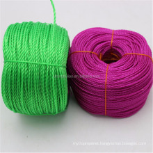 2.5 mm thickness pe fishing net twine in various color